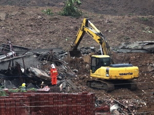 Chine 32 morts et disparus dans un glissement de terrain